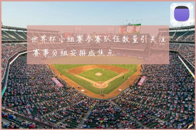 世界杯小组赛参赛队伍数量引关注 赛事分组安排成焦点