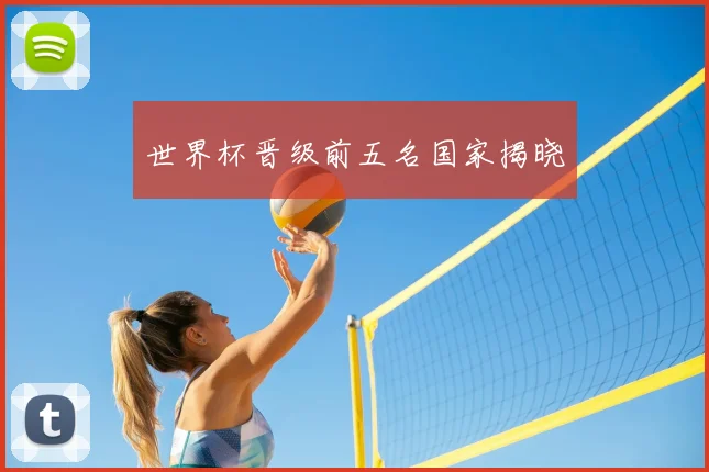 世界杯晋级前五名国家揭晓